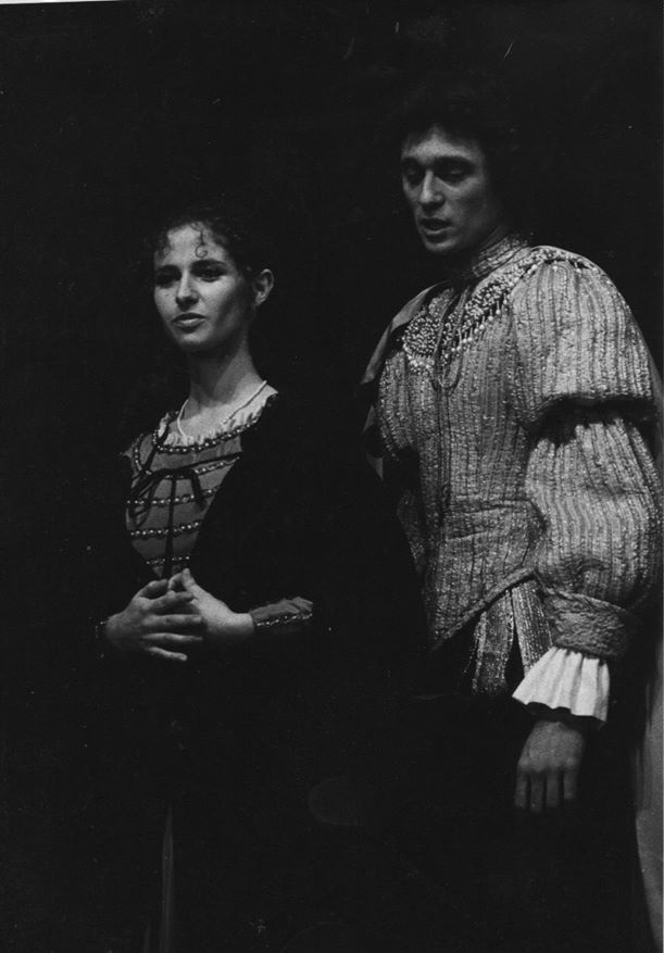 Michel Vigné en duo sur scène — Théâtre